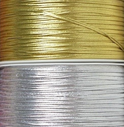2mm metallic soutache - soutache, braid
