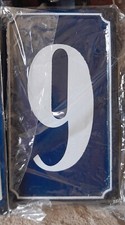 NEW FRENCH STYLE, NO 9  ENAMEL, HOUSE, DOOR NUMBER