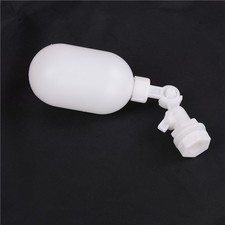 White Adjustable Plastic Float Valve for Aquarium Water Tank Pond Auto Fill`hg