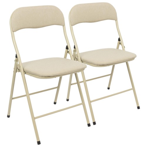Fabric padded metal folding - padded,