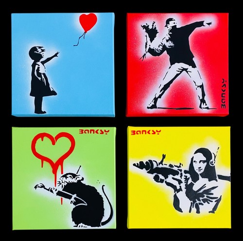 Banksy 2015 rare stencil - rare,