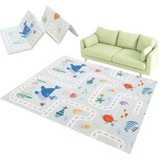 Foldable Baby Play Mat Extra Large Waterproof Foam Crawling Mat Soft & Portable
