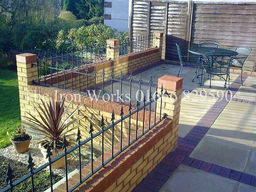 Saxon metal iron fencing - saxon,