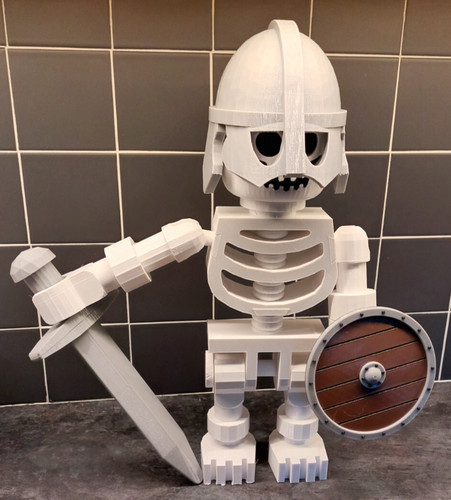 Lego inspired skeleton - inspired,