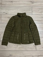 Women's Woolrich Hibiscus Light Down Jacket Puffer Khaki sz M