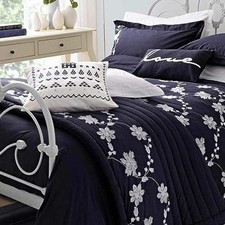 Lily Quilted Bed Throw by