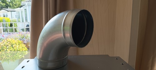 Galvanized steel solid bend - 90,