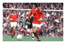 George Best Signed A4 Autograph Photo Print Manchester United