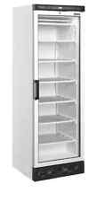 GLASS DOOR UPRIGHT SHOP FREEZER DISPLAY WHITE FREEZER NEW TEFCOLD UFFS371G
