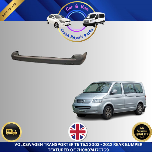 Transporter rear bumper - t5,
