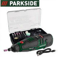 Parkside 12V Cordless Rotary Multi Tool Precision Drill Grinder +50 Accessories 