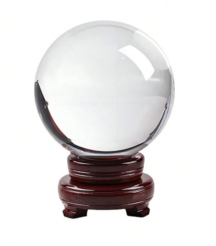 100mm glass clear crystal ball - 100mm,