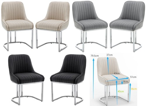 Set velvet dining - 4, 6