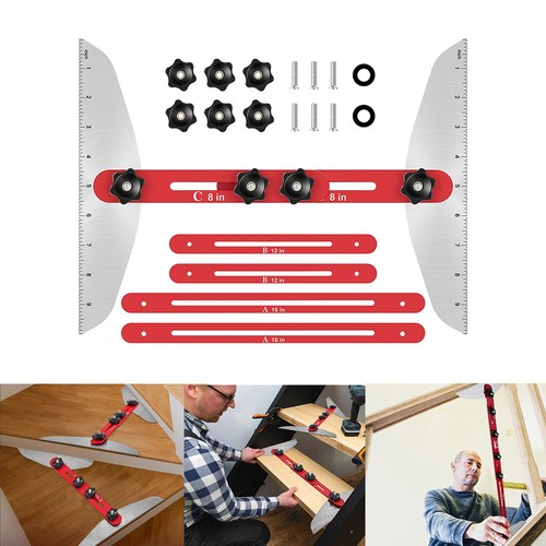 Stair jig measuring tool shelf - measuring,