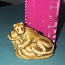 Red Rose Tea WADE Whimsies Porcelain Figurine Brown Panther