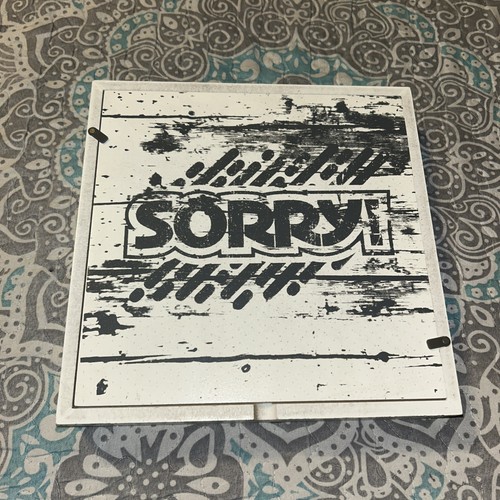 Sorry board game - game, rustic