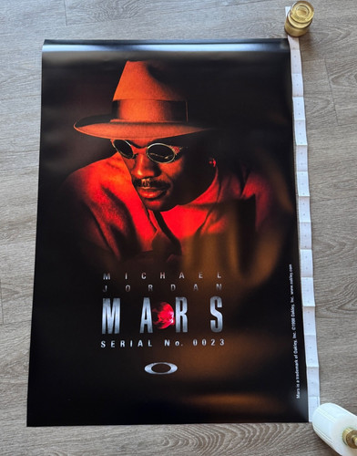 Vtg 1998 oakley poster michael - oakley,