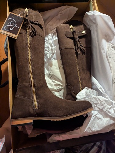 Ladies tall suede country - tall,