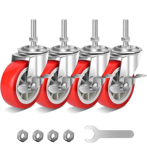 Inch stem casters swivel - 3,