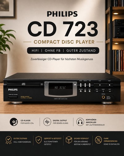 Philips 723 compact - 723", disc