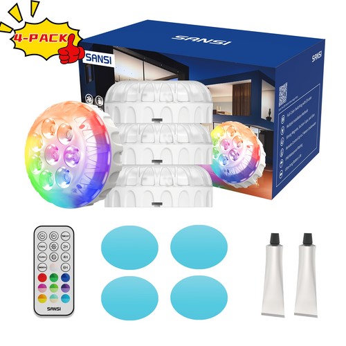 Pack led pool lights - 4,