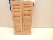 Dolls House Wooden Shutters