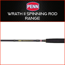PENN WRATH II SPINNING RODS - ALL MODELS | SALTWATER LURE FISHING RODS