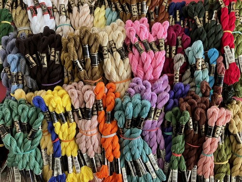 Dmc cotton perle and no - no,