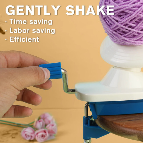 Hand operated ball - operated, winder