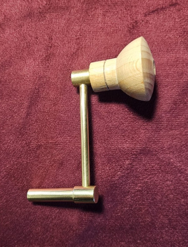 Clock winding key crank - ,