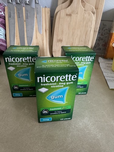 Nicorette 4mg gum freshmint - gum,,