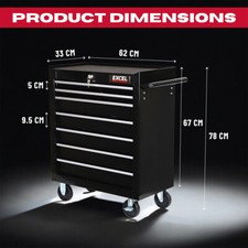 Black 7 Drawer Tool Chest