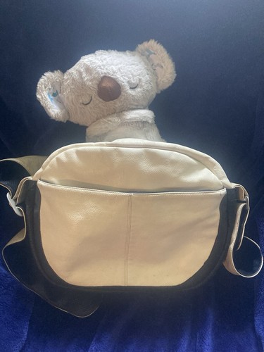Bugaboo white leather changing - leather,