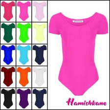 Short Sleeve Leotard Girls