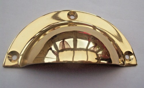 Solid brass cup cupped shell - solid,