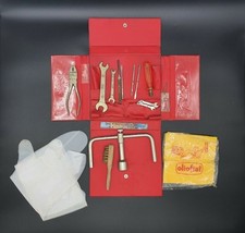 Olio Fiat tool kit bag wrench pliers 131 Abarth 130 X1/9 Rally 124 127 128 Sport