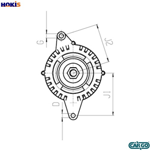 Alternator 032 111 - 032, for
