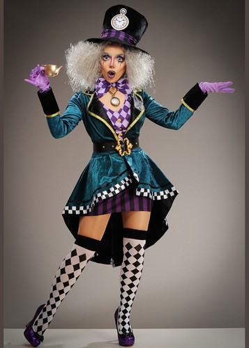 Womens halloween mad - mad, hatter