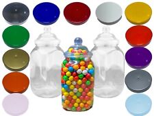 Plastic Jars Storage Sweets Cookie Jar 995ml Craft Garage Kitchen Organisation
