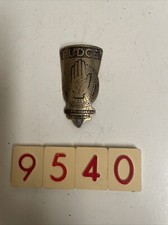 Brass Rudge Head Tube Badge