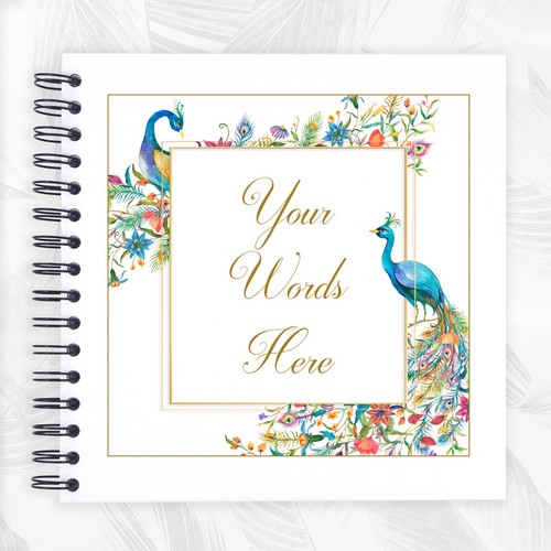 Personalised peacock design - personalised,