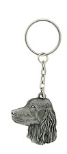Fine English Pewter Red Setter Dog Key Ring / Bag Charm WT5063K-72.