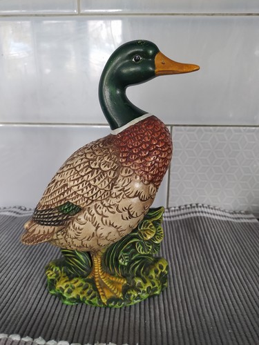Ceramic mallard duck - ceramic,