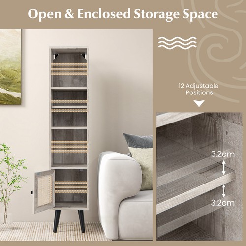Rattan storage cabinet - storage,