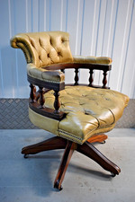 Captains Chair Leather Swivel