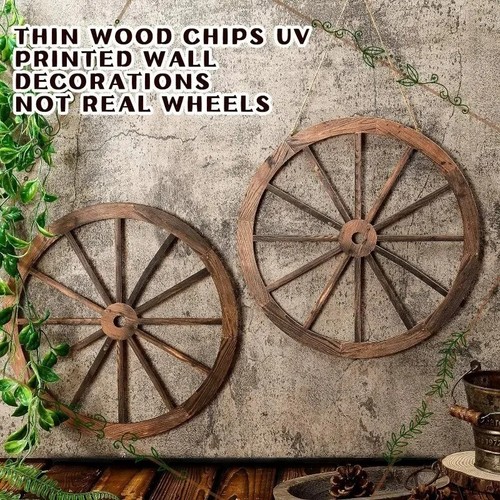 2pcs retro wooden wagon - wooden,