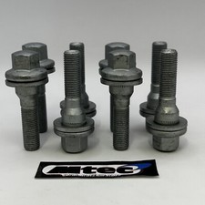 10x M12x1.25 55mm PEUGEOT EXTENDED ALLOY WHEEL BOLTS FLAT SEAT 406 407 607