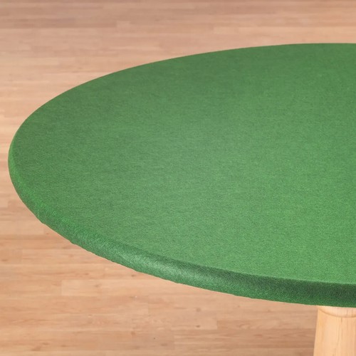 Round felt card table cover - felt,