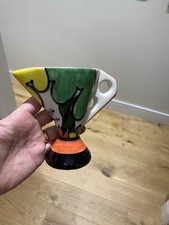 Crown Devon Dorothy Ann Tiger Tree Footed Art Deco Style Jug Stunning Piece