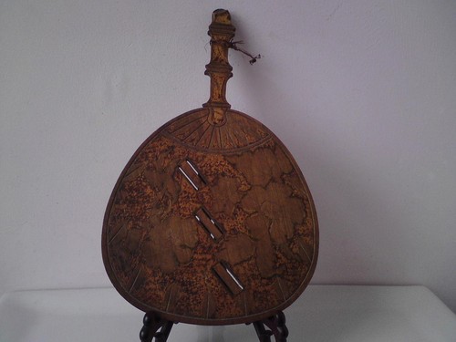 Antique carved wood art - carved,